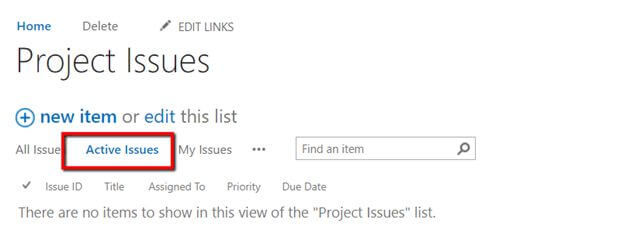 Working With Issue 🐞 Tracking List In SharePoint
